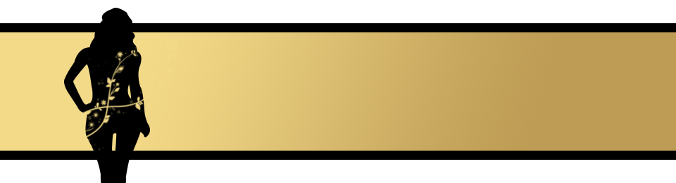 Gold fashion promotional banner