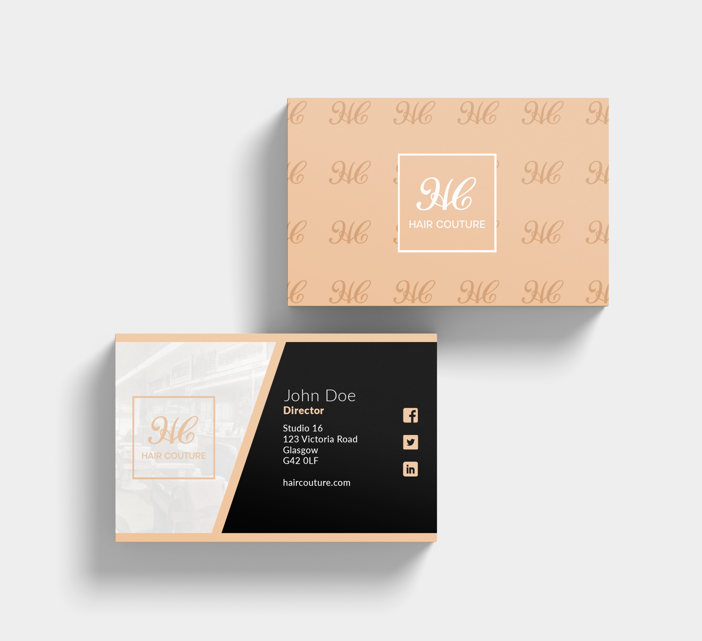 Hair Couture Alternative Business Card Set