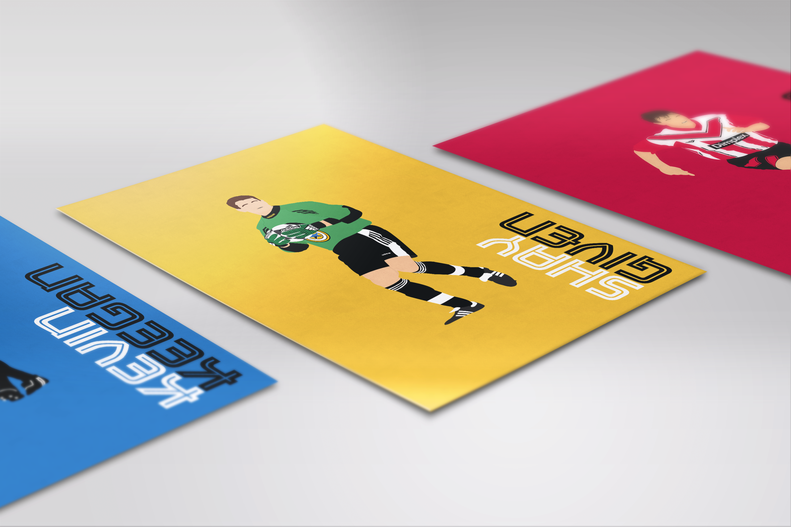 Football Legends Minimalist Posters